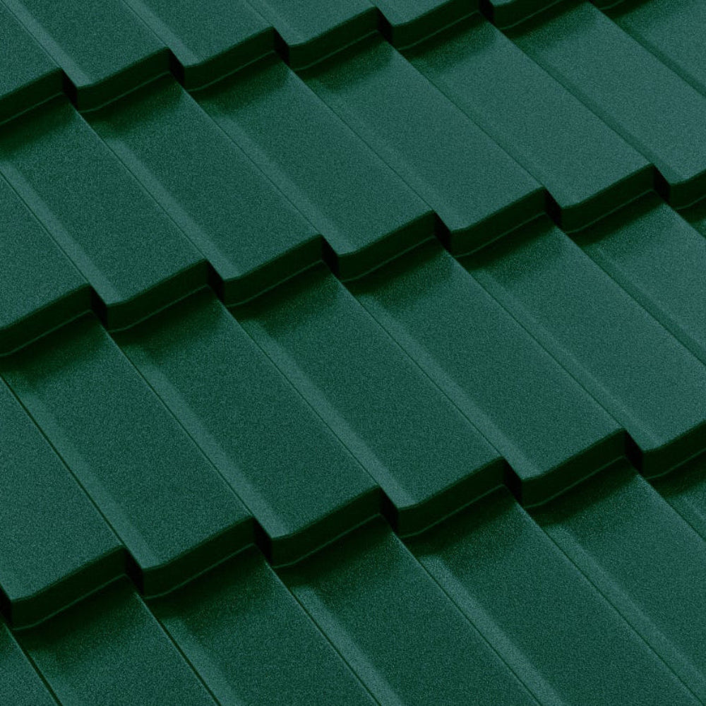 Tigla Metalica Dacic Bilka, Verde Inchis (RAL 6005)