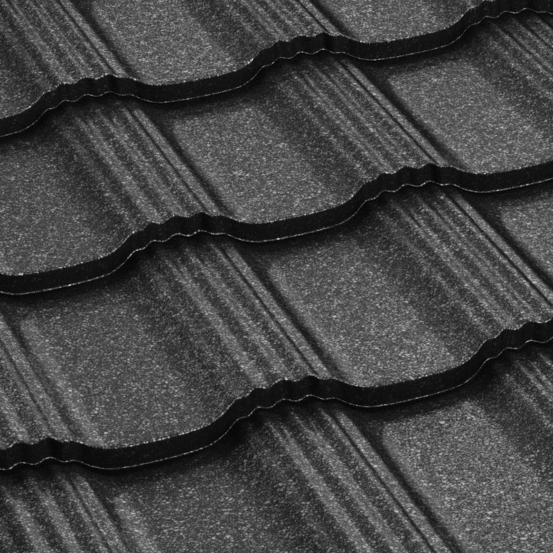 Tigla Metalica Hellenic Bilka, Negru (RAL 9005)