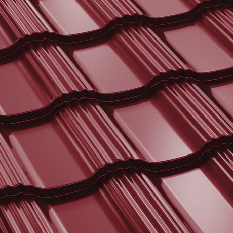 Tigla Metalica Hellenic Bilka, Visiniu Inchis (RAL 3005)