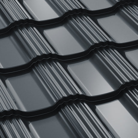 Tigla Metalica Hellenic Bilka, Gri Antracit (RAL 7016)