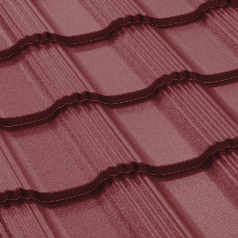 Tigla Metalica Hellenic Bilka, Visiniu Inchis (RAL 3005)