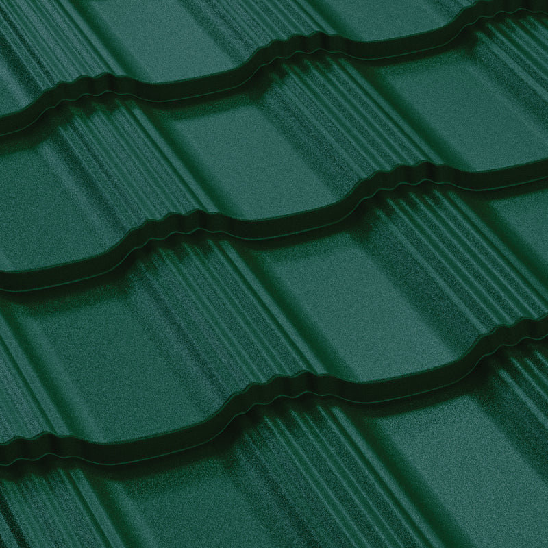 Tigla Metalica Hellenic Bilka, Verde Inchis (RAL 6005)