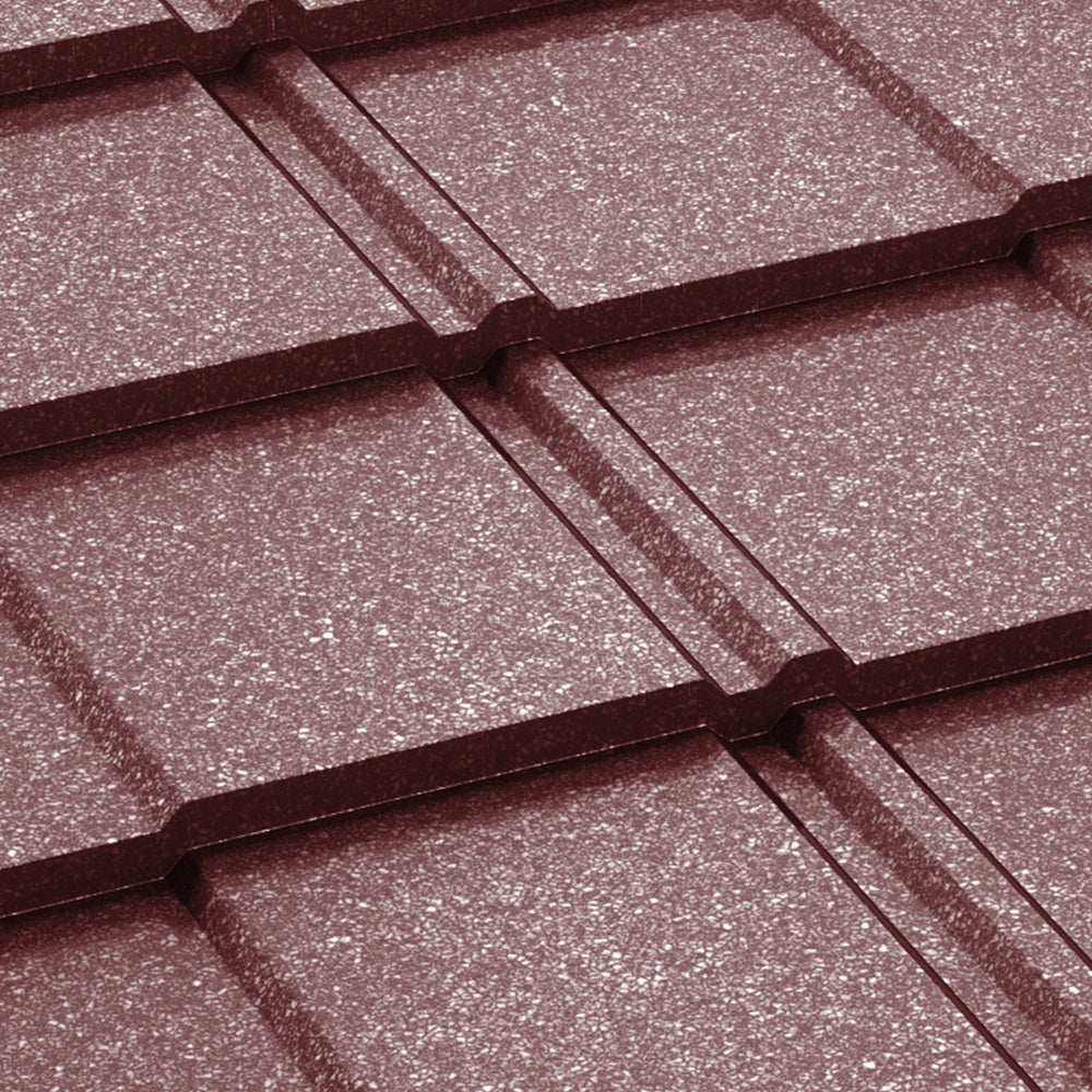 Tigla Metalica Britanic Bilka, Visiniu Inchis (RAL 3005)