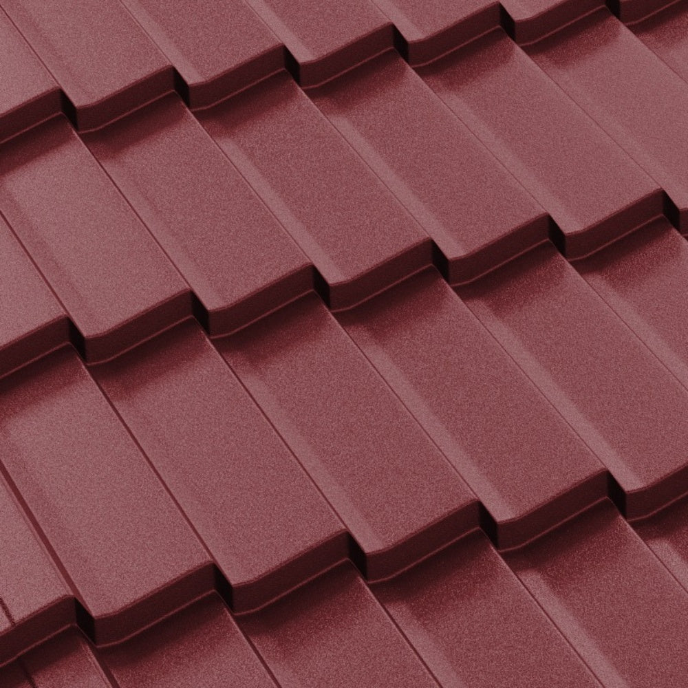 Tigla Metalica Dacic Bilka, Visiniu Inchis (RAL 3005)