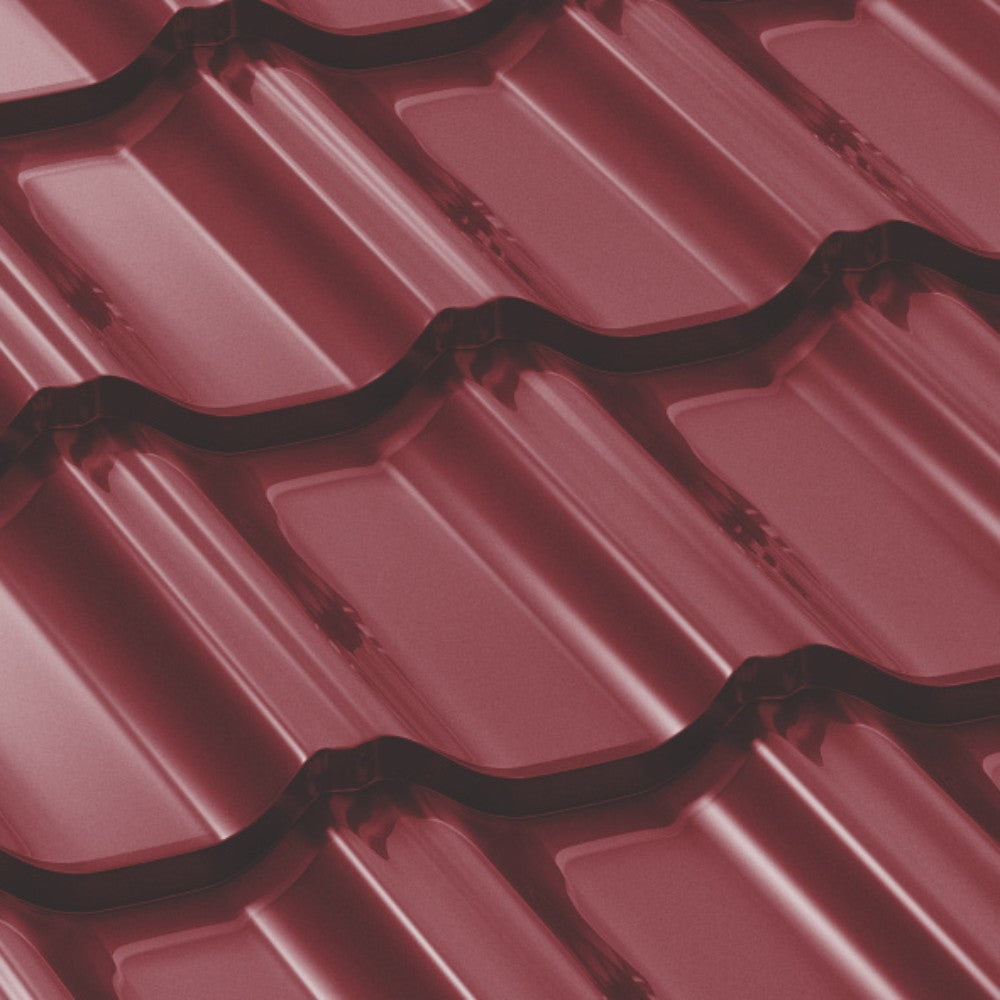 Tigla Metalica Gotic Bilka, Visiniu Inchis (RAL 3005)