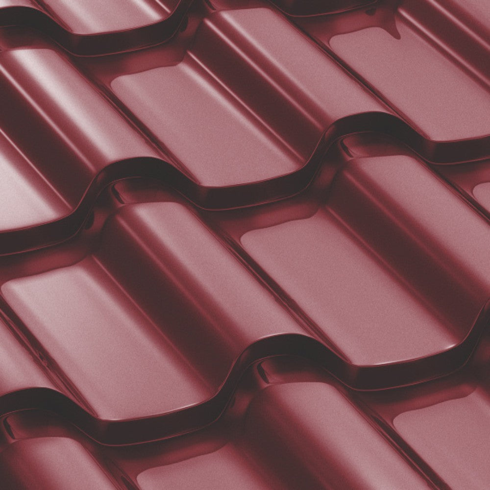 Tigla Metalica Romanic Bilka, Visiniu Inchis (RAL 3005)