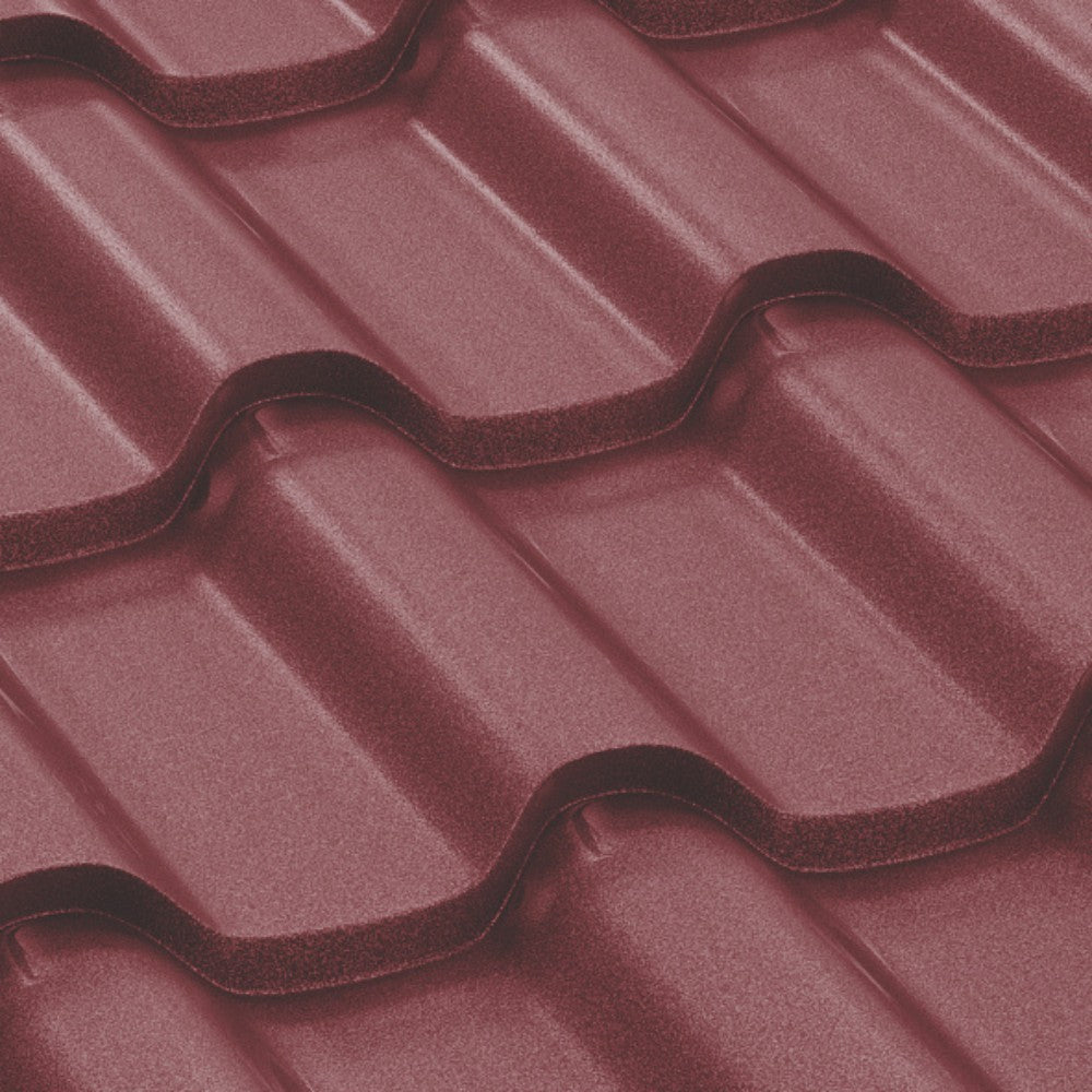 Tigla Metalica Romanic Bilka, Visiniu Inchis (RAL 3005)