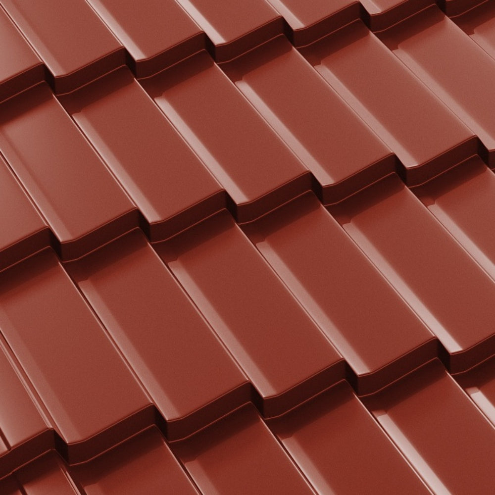 Tigla Metalica Dacic Bilka, Rosu Maroniu (RAL 3009)