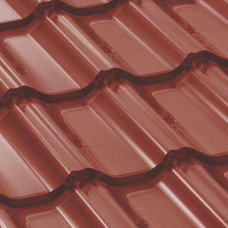 Tigla Metalica Gotic Bilka, Rosu Maroniu (RAL 3009)