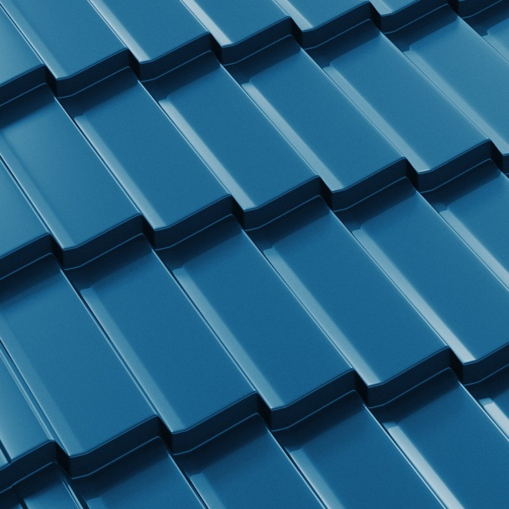 Tigla Metalica Dacic Bilka, Albastru (RAL 5010)