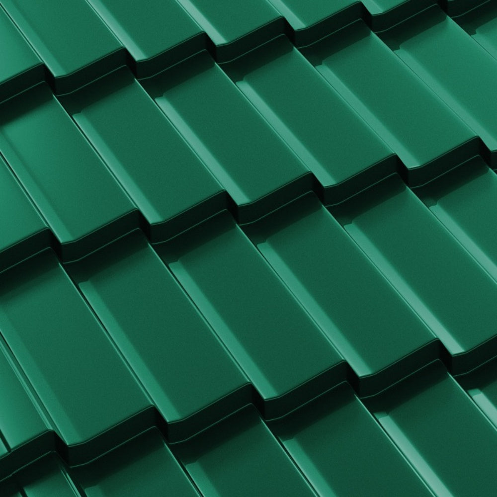 Tigla Metalica Dacic Bilka, Verde Inchis (RAL 6005)