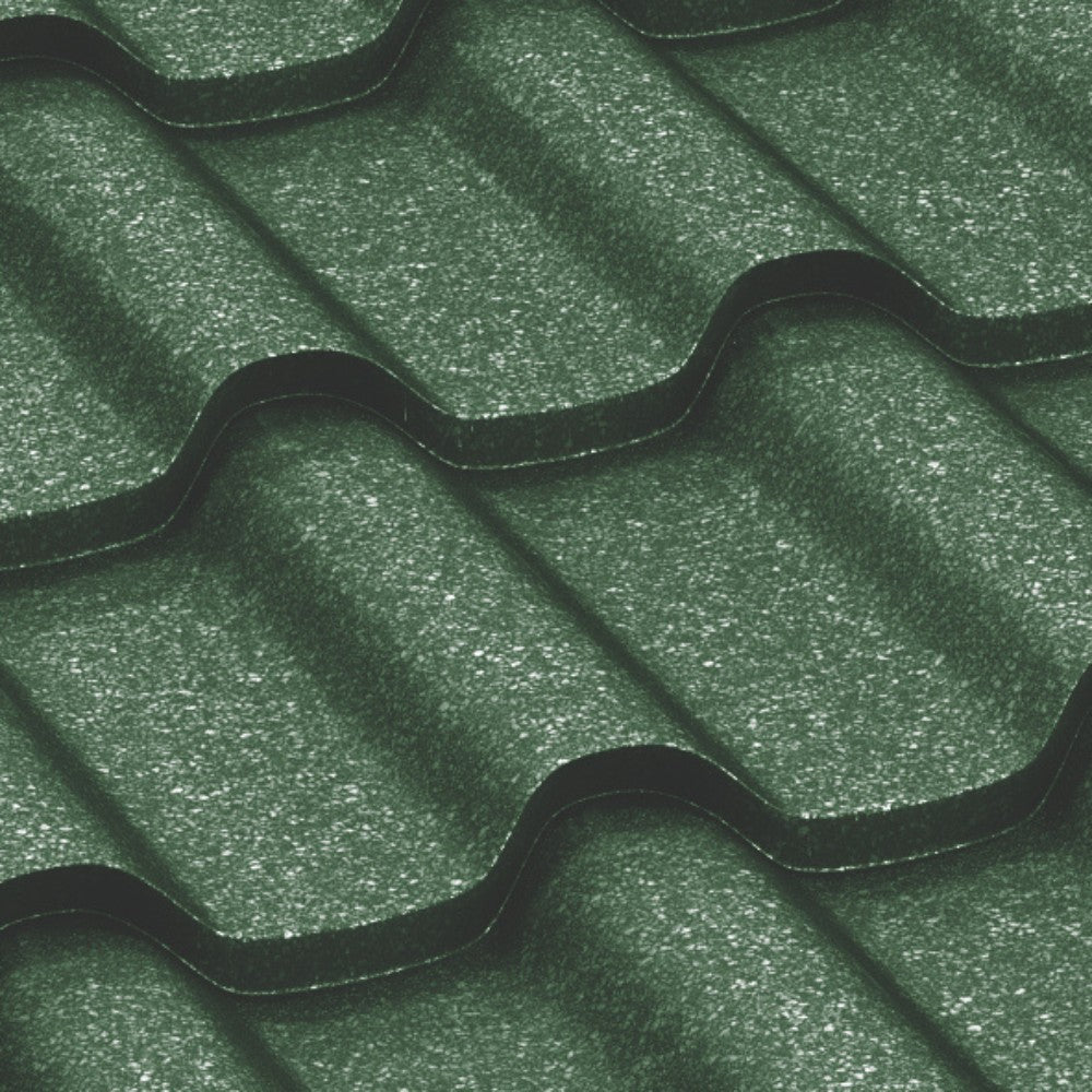 Tigla Metalica Romanic Bilka, Verde Inchis (RAL 6005)