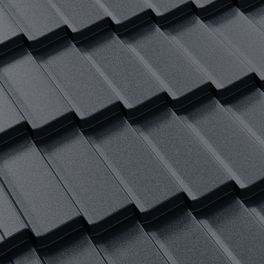 Tigla Metalica Dacic Bilka, Gri Antracit (RAL 7016)