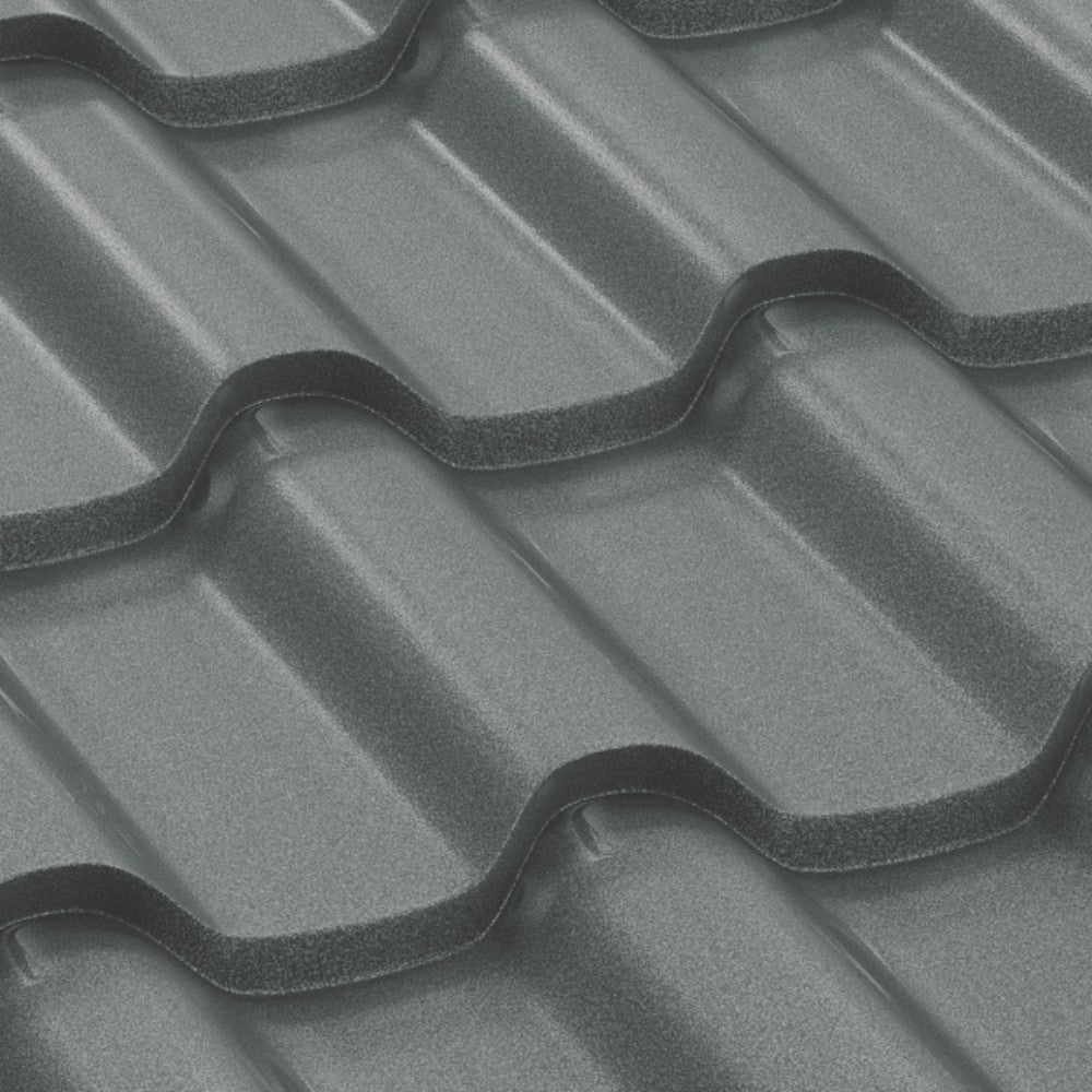 Tigla Metalica Romanic Bilka, Gri Grafit (RAL 7024)