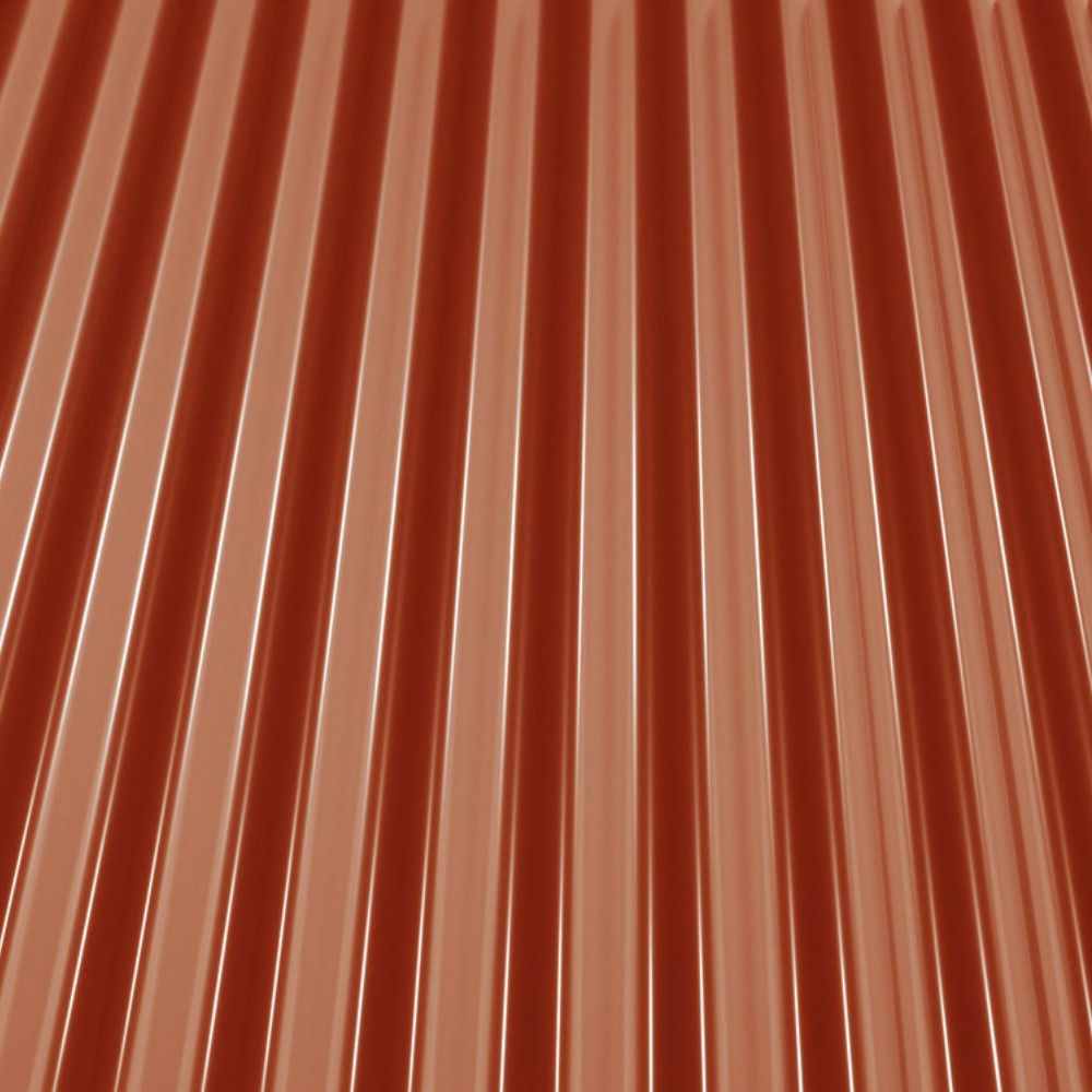 Tabla Cutata S18 Bilka, Caramiziu (RAL 8004)