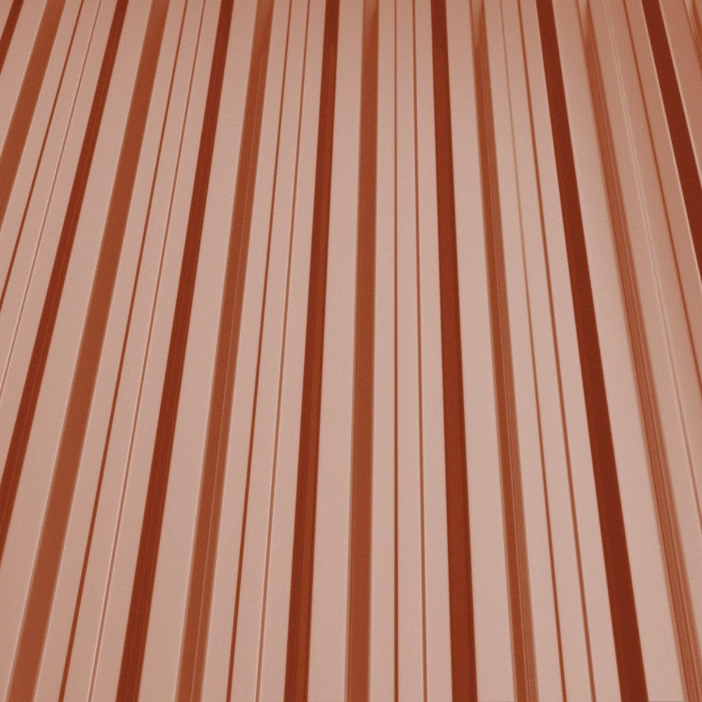 Tabla Cutata T18 Bilka, Caramiziu (RAL 8004)