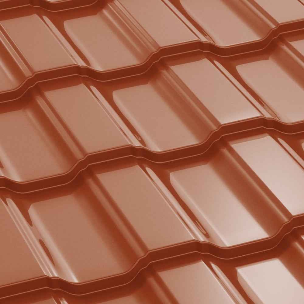 Tigla Metalica Adriatic Bilka, Caramiziu (RAL 8004)