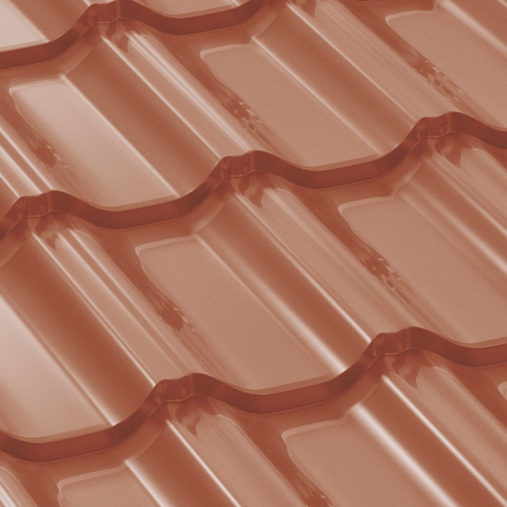 Tigla Metalica Gotic Bilka, Caramiziu (RAL 8004)