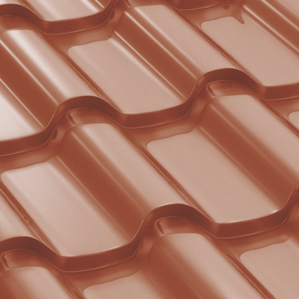 Tigla Metalica Romanic Bilka, Caramiziu (RAL 8004)