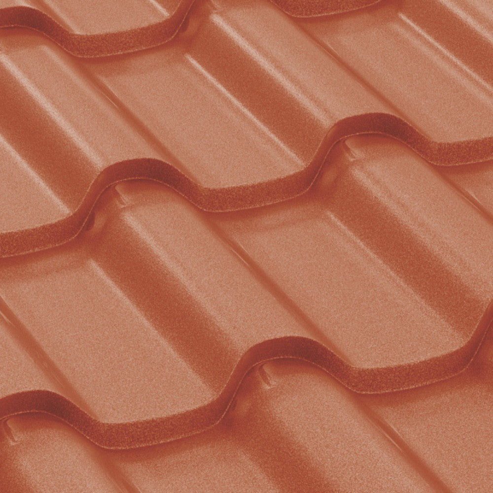 Tigla Metalica Romanic Bilka, Caramiziu (RAL 8004)