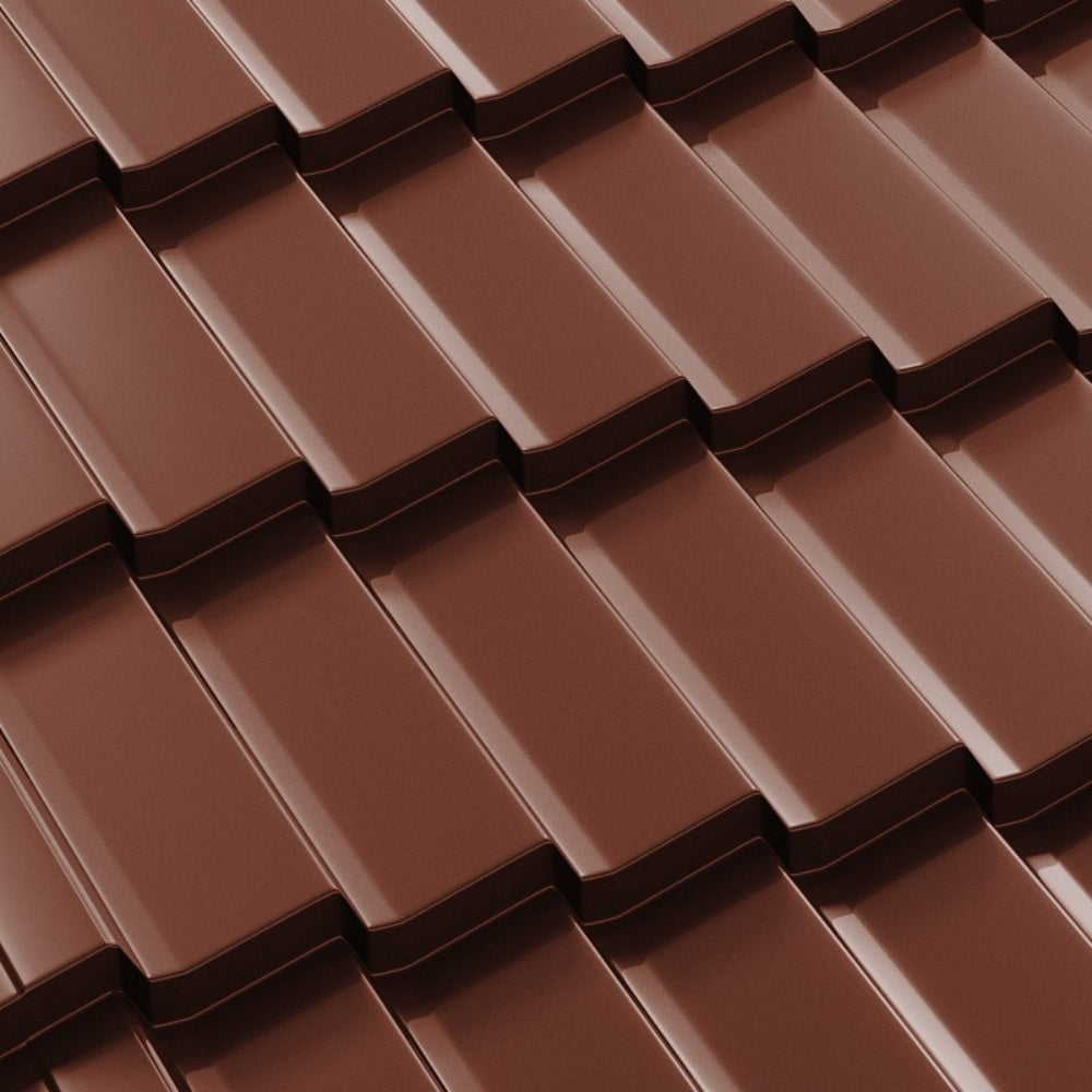Tigla Metalica Dacic Bilka, Maro Ciocolatiu (RAL 8017)