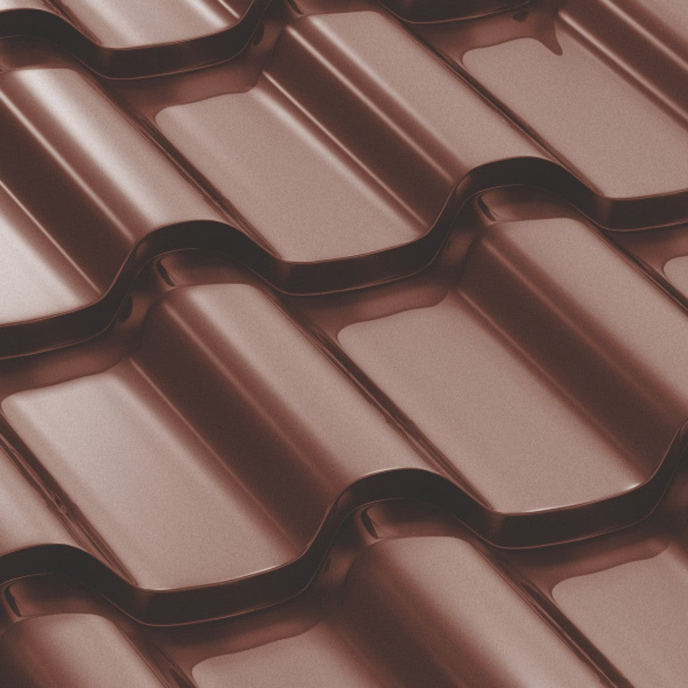 Tigla Metalica Romanic Bilka, Maro Ciocolatiu (RAL 8017)