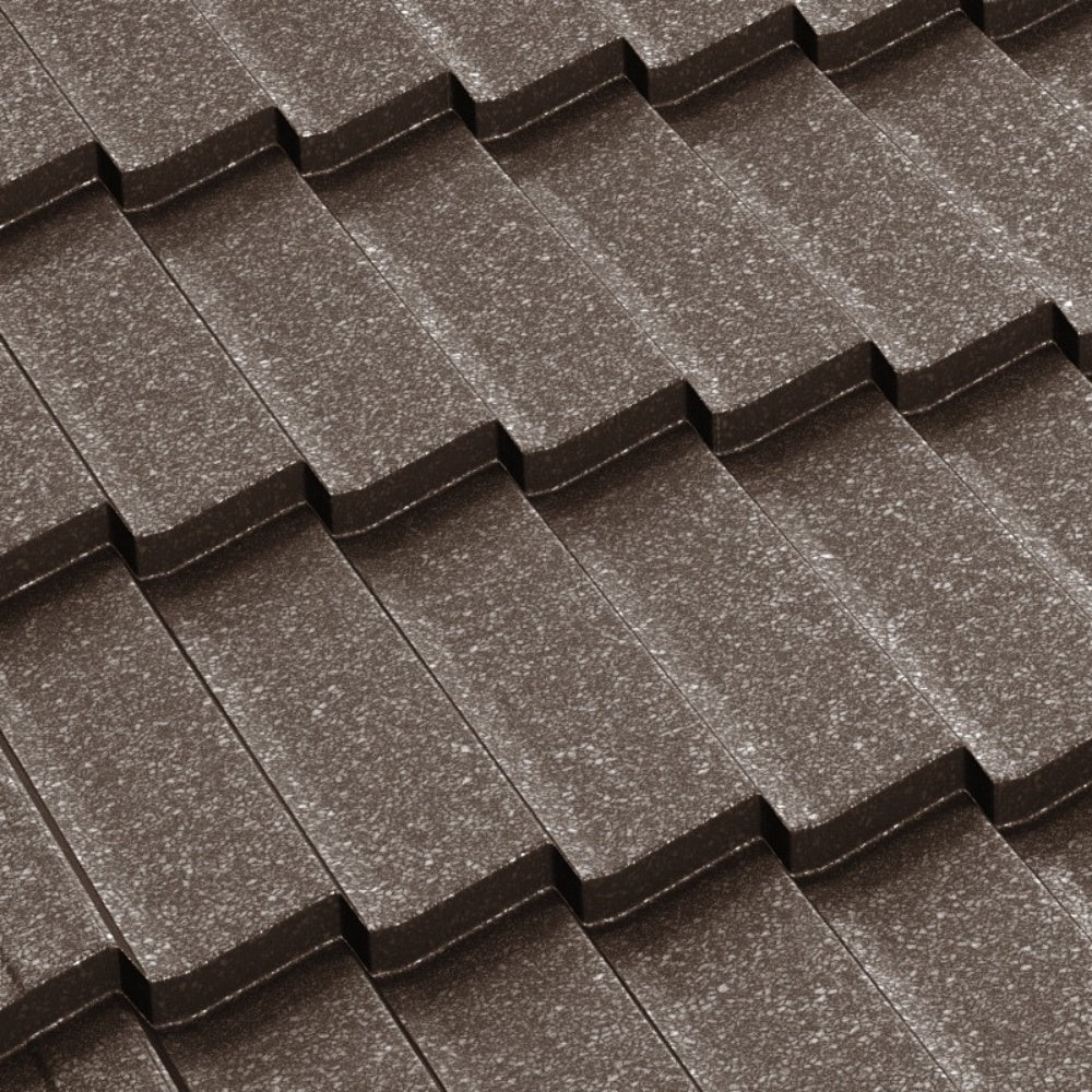 Tigla Metalica Dacic Bilka, Maro Inchis (RAL 8019)