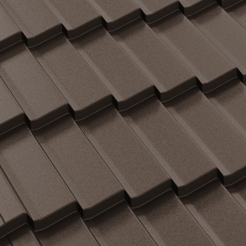 Tigla Metalica Dacic Bilka, Maro Inchis (RAL 8019)