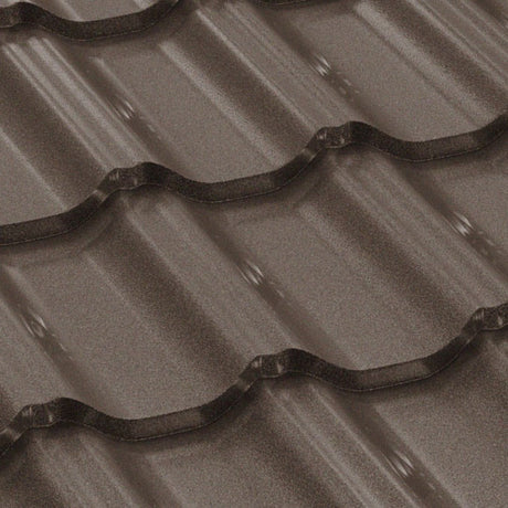 Tigla Metalica Gotic Bilka, Maro Inchis (RAL 8019)