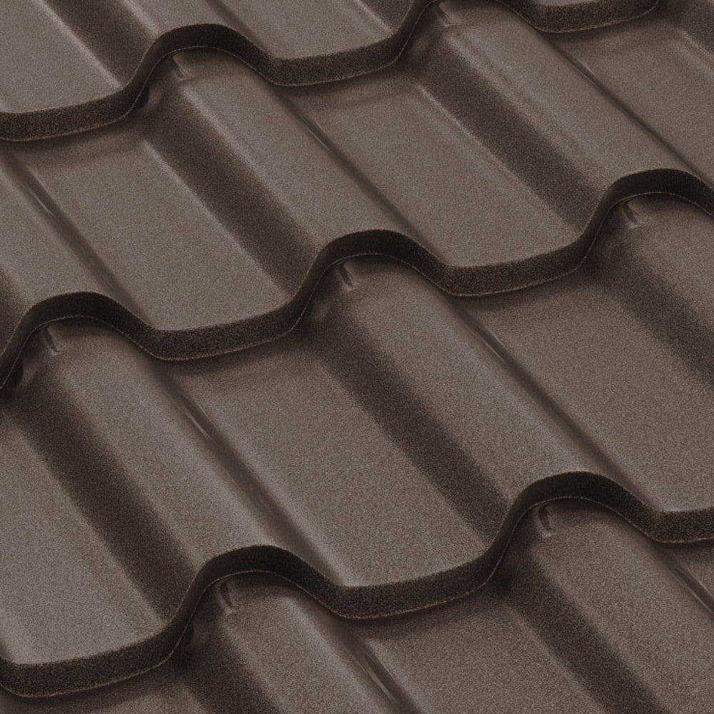 Tigla Metalica Romanic Bilka, Maro Inchis (RAL 8019)