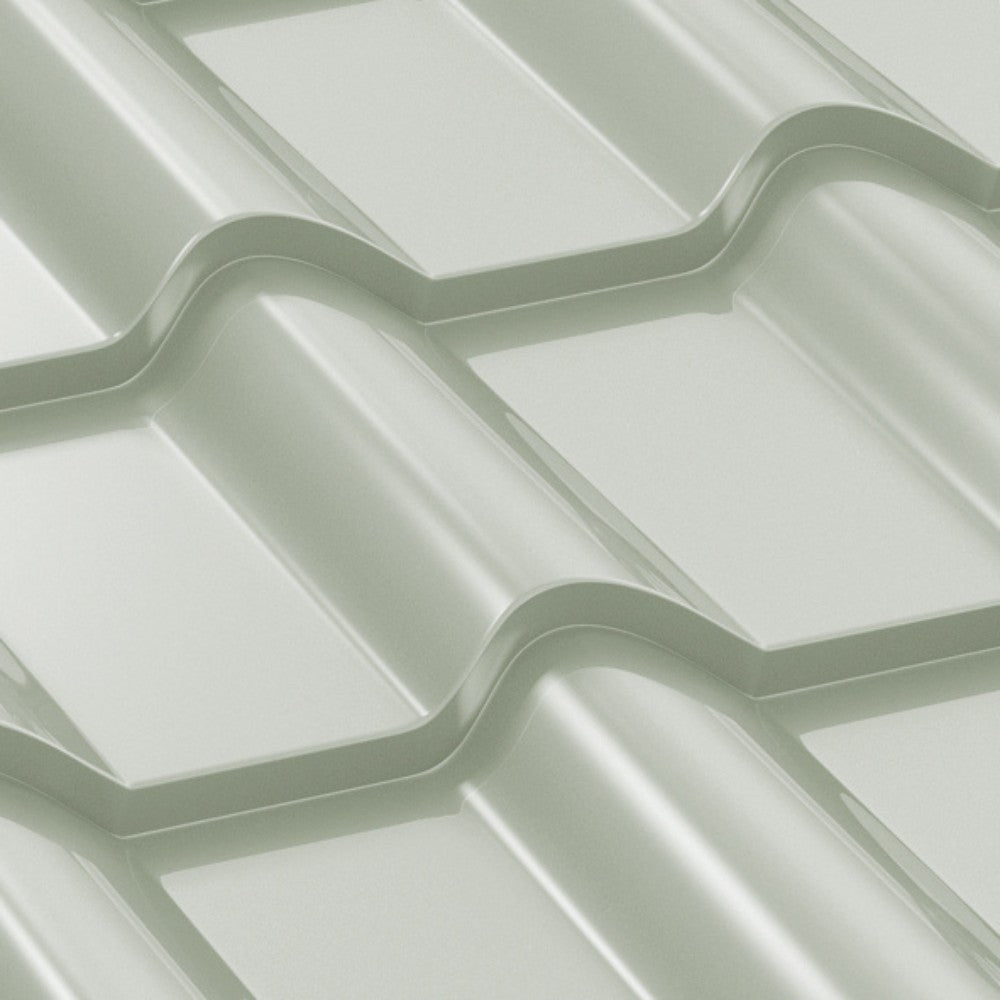 Tigla Metalica Balcanic Bilka, Alb (RAL 9002)