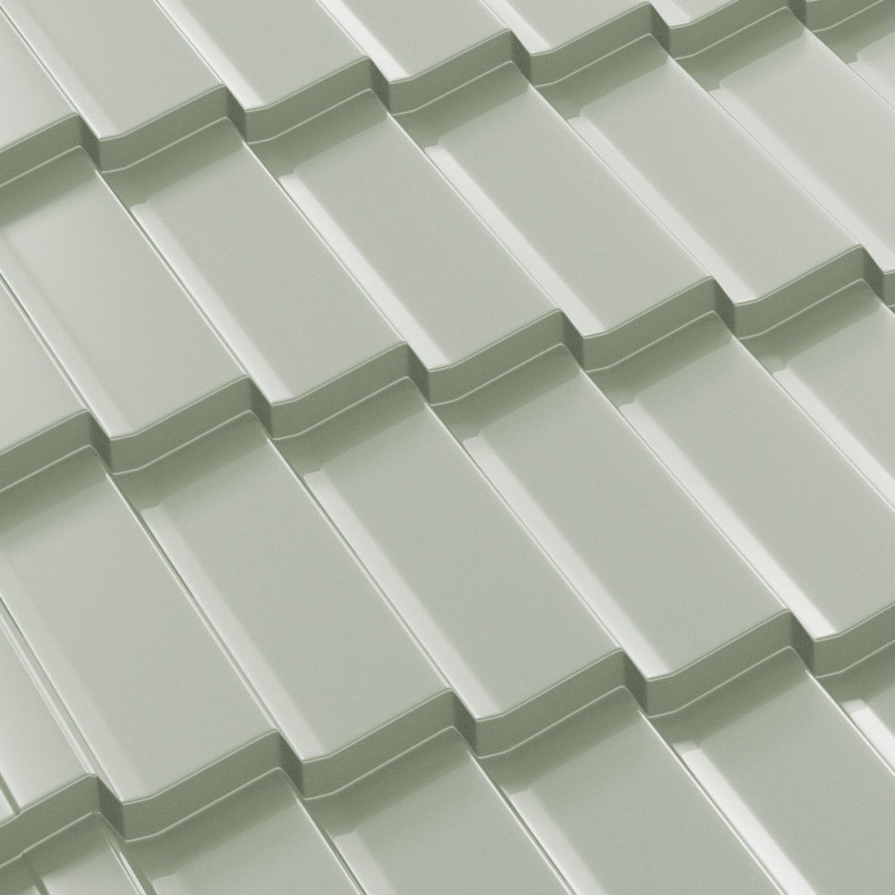 Tigla Metalica Dacic Bilka, Alb (RAL 9002)