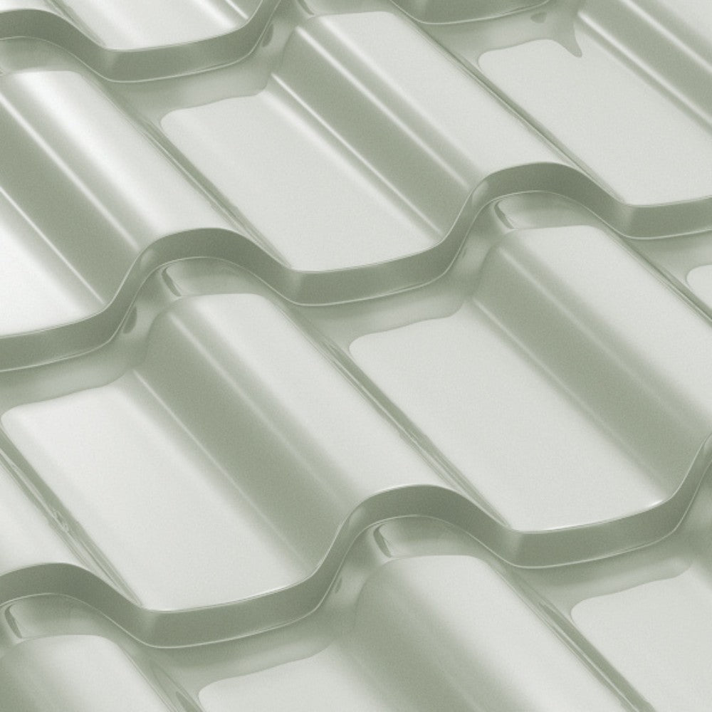 Tigla Metalica Romanic Bilka, Alb (RAL 9002)