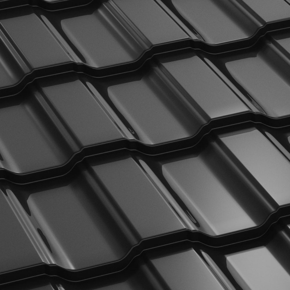 Tigla Metalica Adriatic Bilka, Negru (RAL 9005)