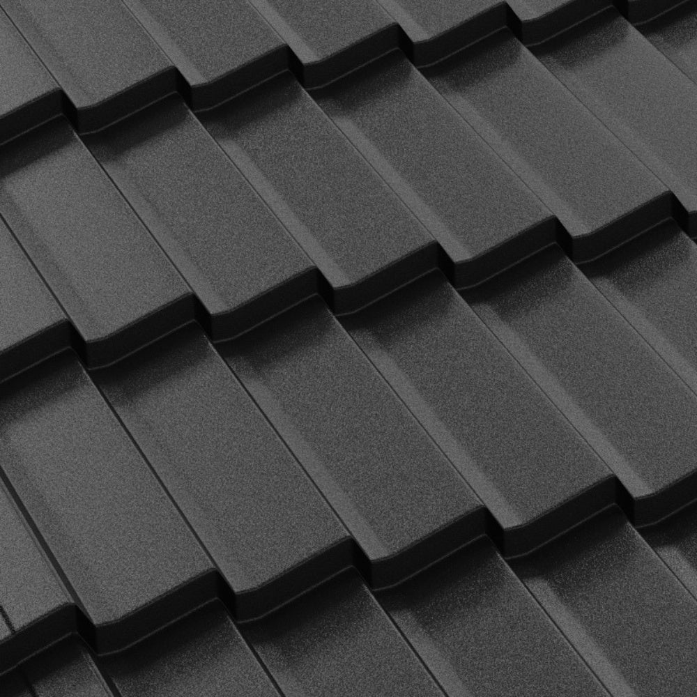 Tigla Metalica Dacic Bilka, Negru (RAL 9005)