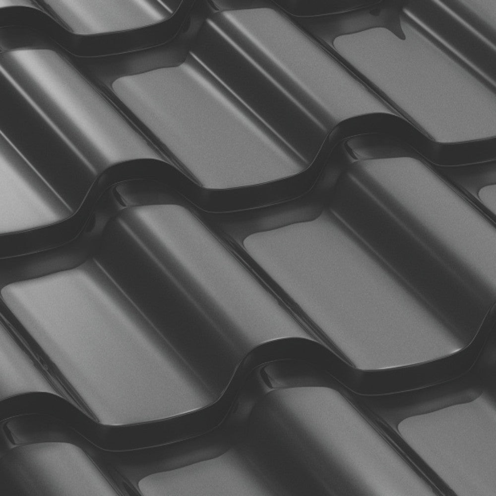 Tigla Metalica Romanic Bilka, Negru (RAL 9005)