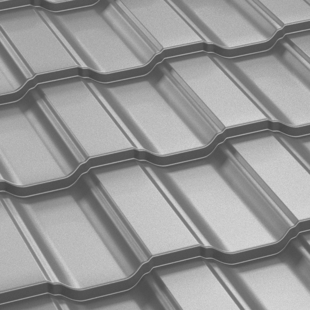 Tigla Metalica Adriatic Bilka, Argintiu (RAL 9006)