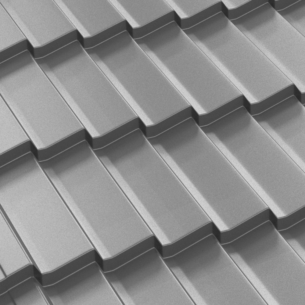 Tigla Metalica Dacic Bilka, Argintiu (RAL 9006)