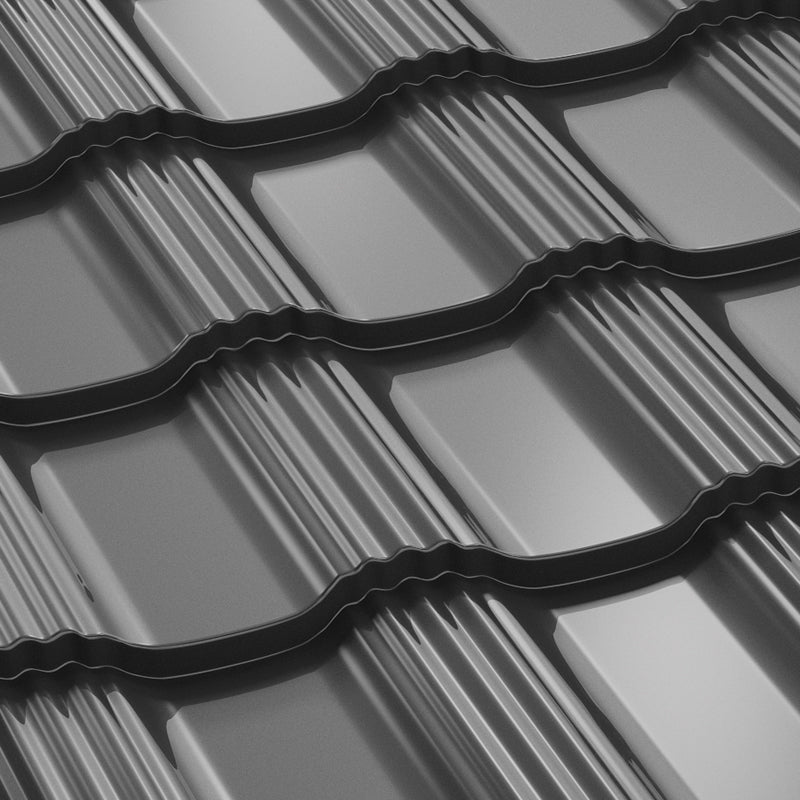 Tigla Metalica Hellenic Bilka, Gri Grafit (RAL 7024) – Velka
