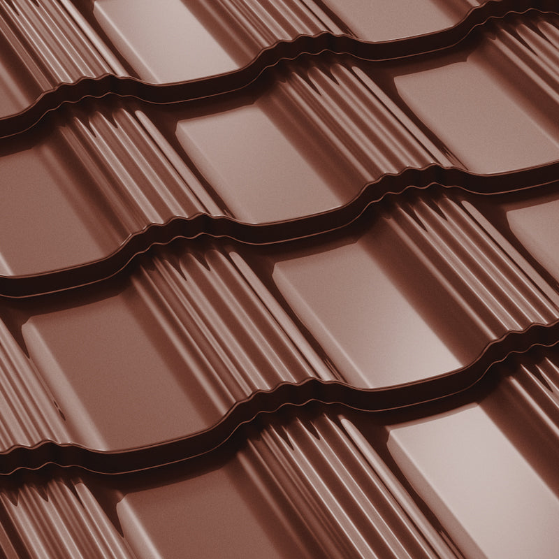 Tigla Metalica Hellenic Bilka, Maro Ciocolatiu (RAL 8017) – Velka