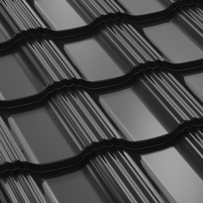 Tigla Metalica Hellenic Bilka, Negru (RAL 9005)
