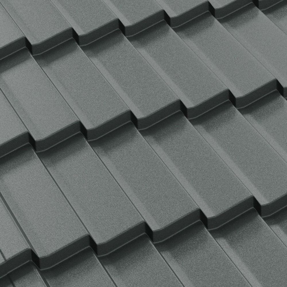 Tigla Metalica Dacic Bilka, Gri Grafit (RAL 7024)