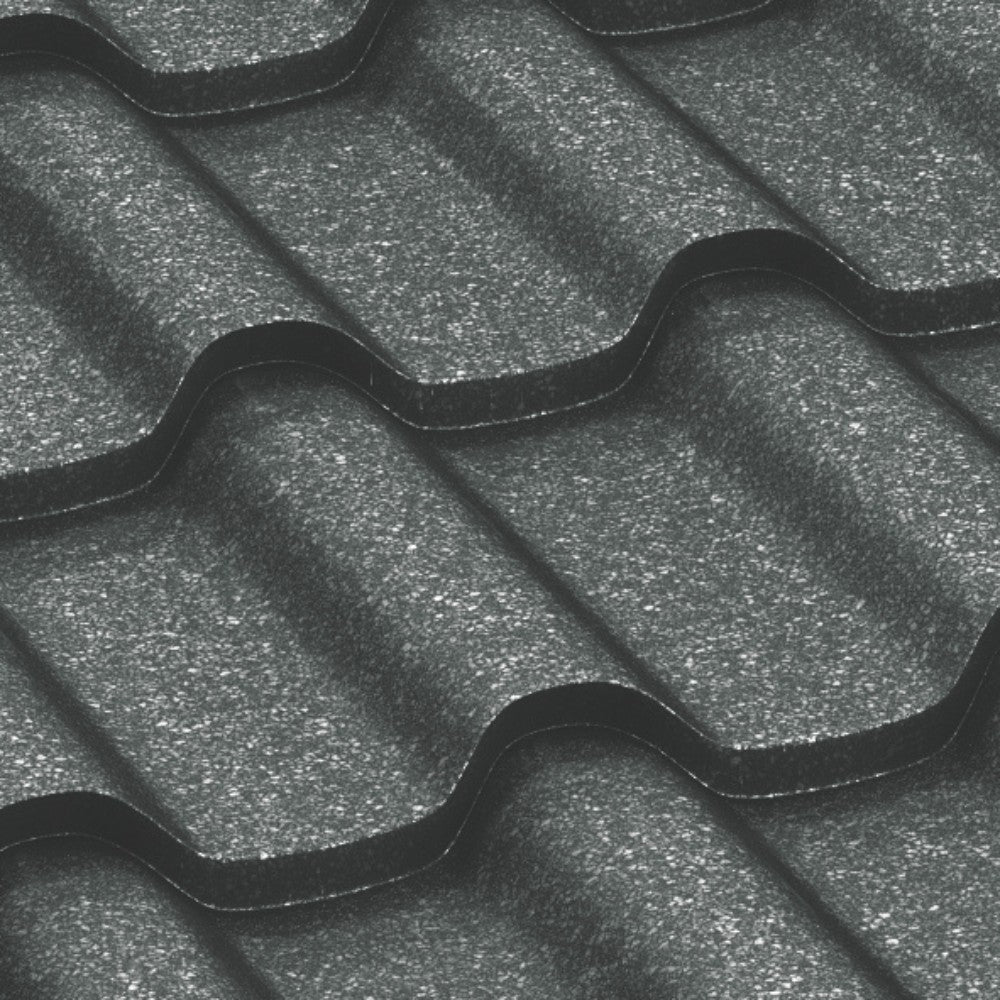 Tigla Metalica Romanic Bilka, Maro Inchis (RAL 8019) – Velka