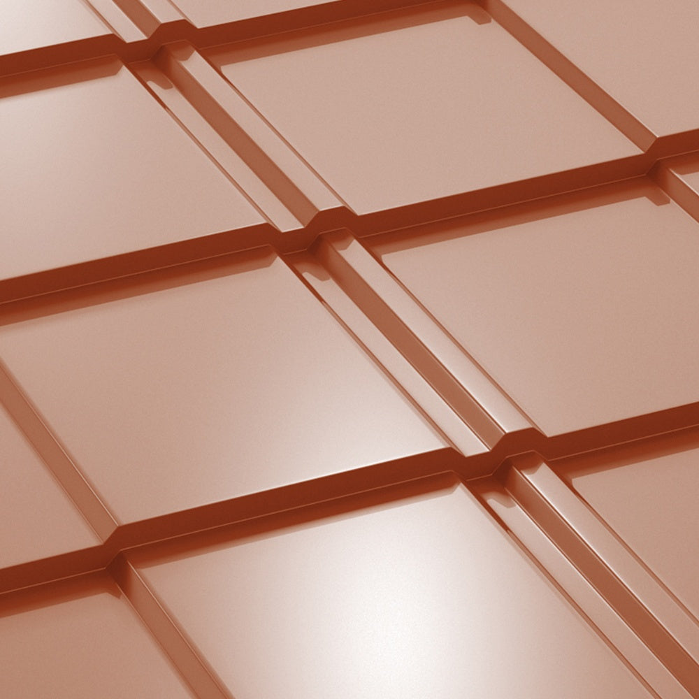 Tigla Metalica Britanic Bilka, Caramiziu (RAL 8004) – Velka