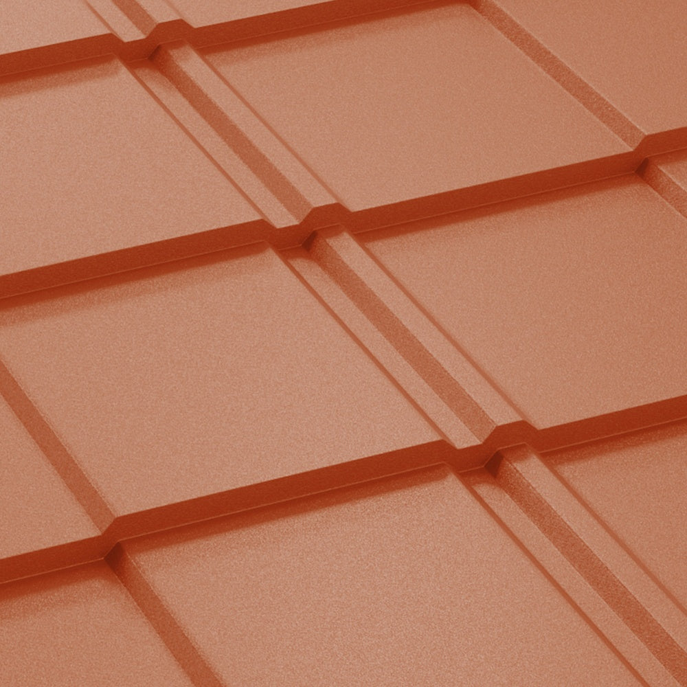 Tigla Metalica Britanic Bilka, Caramiziu (RAL 8004) – Velka