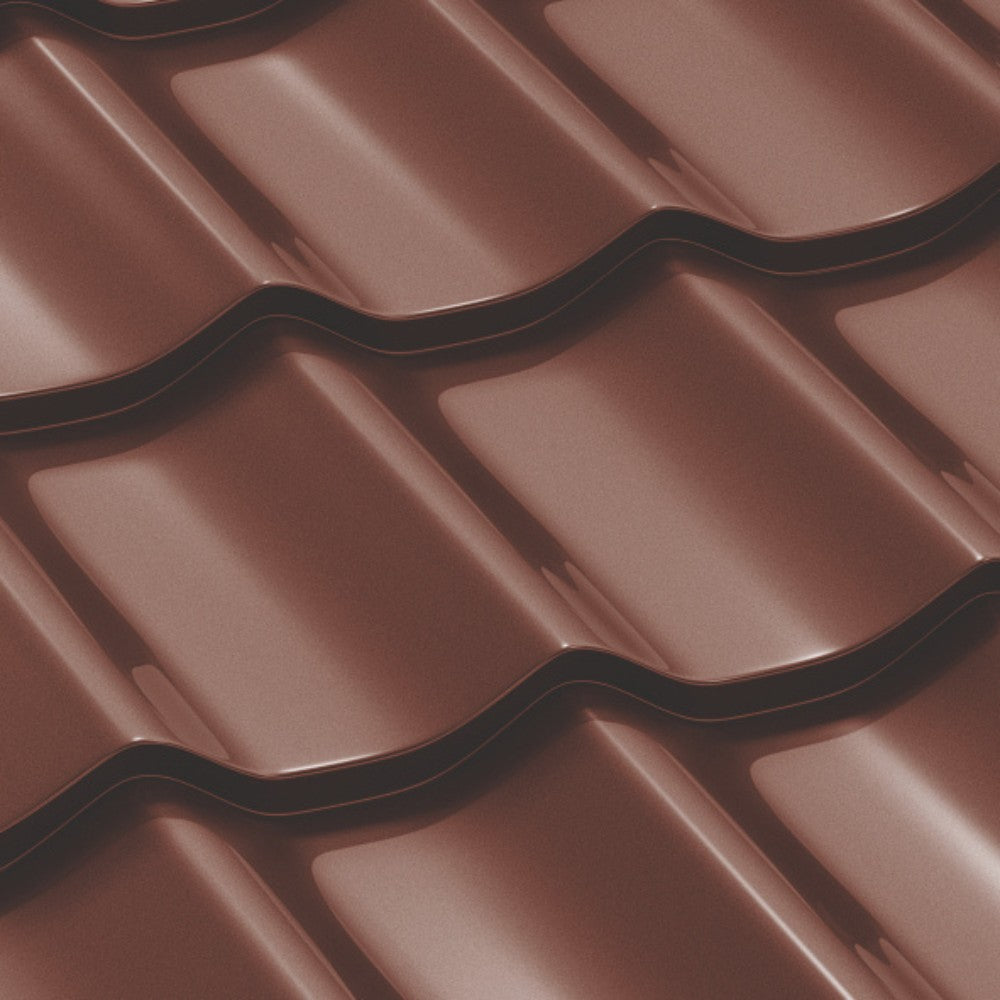 Tigla Metalica Clasic Bilka, Maro Ciocolatiu (RAL 8017)