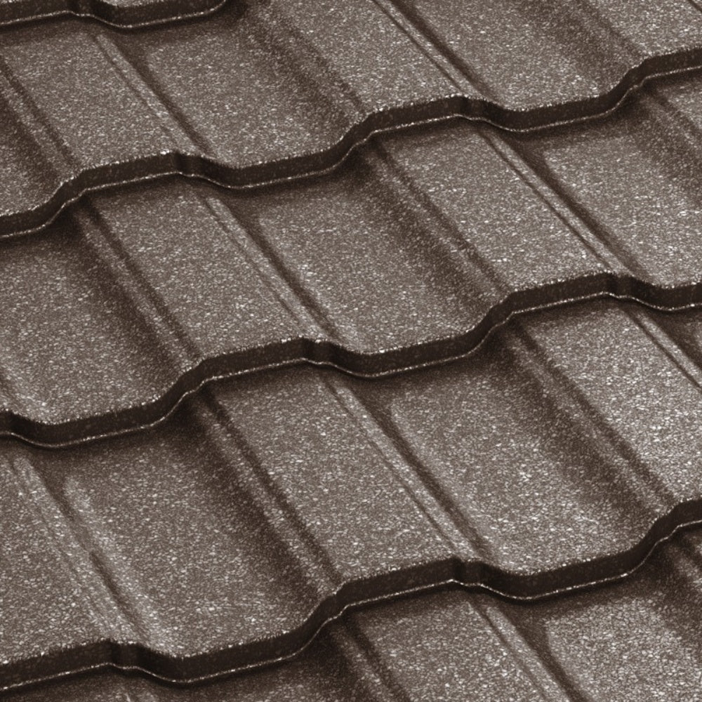 Tigla Metalica Adriatic Bilka, Maro Inchis (RAL 8019) – Velka