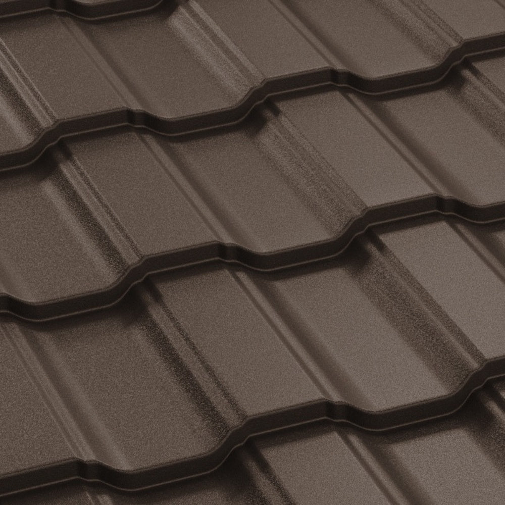 Tigla Metalica Adriatic Bilka, Maro Inchis (RAL 8019) – Velka