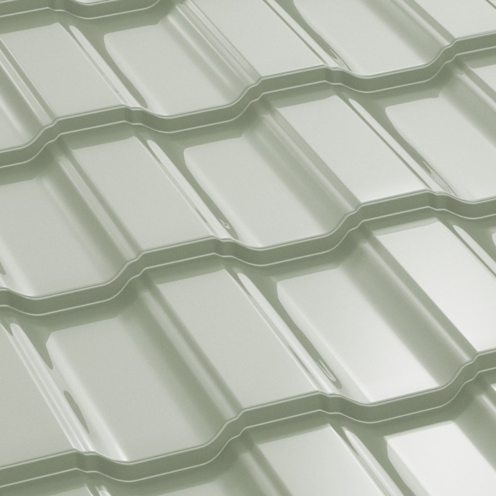 Tigla Metalica Adriatic Bilka, Alb (RAL 9002)