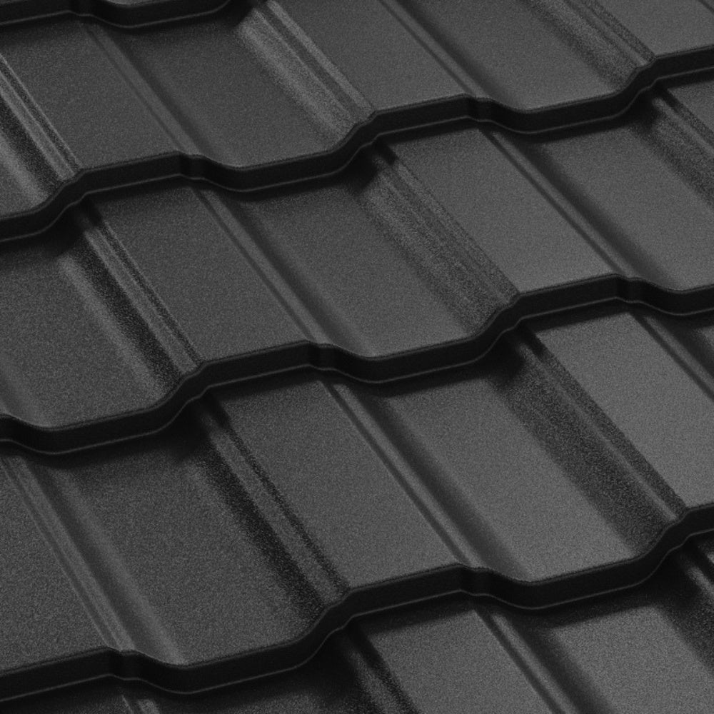 Tigla Metalica Adriatic Bilka, Negru (RAL 9005)